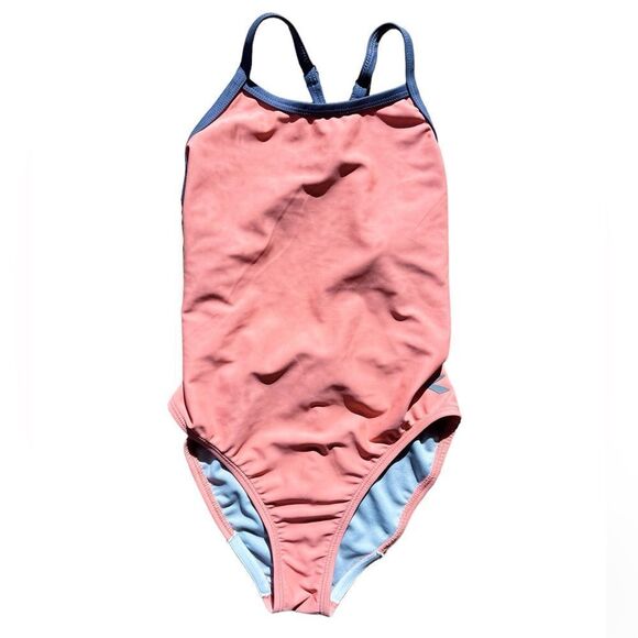 Diadora Girls Coral One Piece Swimsuit Size  10 - Picture 1 of 7